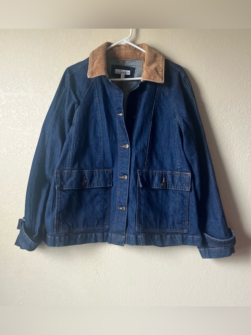 Denim Button Front Barn Style Jacket - Picture 2 of 5